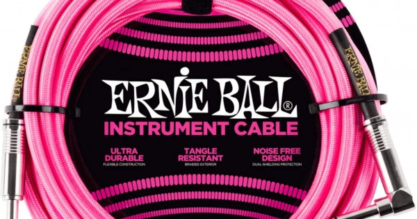 Ernie Ball Feet Braided S A Inst Cable